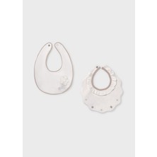 Mayoral Yenidoğan Bebek Pamuklu Mama Önlüğü Seti Krem