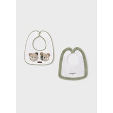 Mayoral Yenidoğan Bebek Pamuklu Mama Önlüğü Seti Yeşil