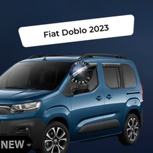 Mega Oto Market Paslanmaz Krom Akrilik Cam Rüzgarlığı Fiat Doblo 2023 Sonrası ile Uyumlu CHR-1-006-002