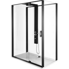 Vitra 56920022000 Zest Kompakt Duş Ünitesi Mat Siyah (Sağ)