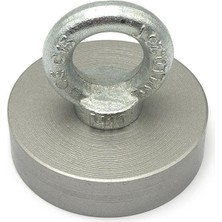 Mıknatıs Avm 70 mm Deniz Mıknatısı - Kancalı Kurtarma Mıknatısı - 150 kg Taşıma Gücü