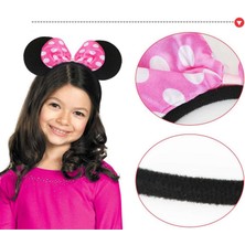 Zero Land Ozlstor Pembe Fiyonklu Minnie Mouse Tacı Mini Kulak