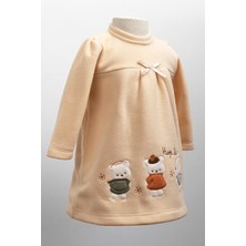 Modanino Kız Bebek Peluş Elbise 6-24 Ay 12471