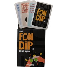 Tanem Mall Fondip Mini +18 Içki Oyunu – 55 Kart – Yetişkinler Için Eğlenceli Parti Kart Oyunu