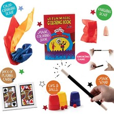 Zero Land Ozlstor 7 Parçalık Lüks Sihirbazlık Seti ( Defter-Mendilli Parmak-Deste-Iskambil-Sigara-Kaybolan Kupa-Mendil )