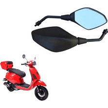 Özerdem Motosiklet Ayna Takımı -Uyumlu- Kuba AZ50 / Rks Azure 50