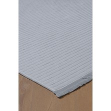 İkizler Halı Ikizler Halı Gri  Şönil Kilim Makinede Yıkanabilir Kaymaz Taban Halı Yolluk Salon Mutfak Koridor Antre Halı