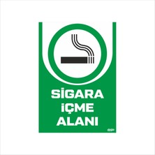 Ferizli Reklam Sigara Içme Alanı Iş Güvenliği Levhaları – Uyarı ve Ikaz Tabelaları (25×35, 35×50, 50×70 Cm)