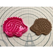 ADA 3D Sevimli Dikenli Kirpi Figürlü Hayvan Temalı Kurabiye Kalıbı Hamur Kesici