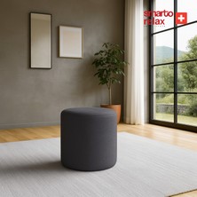 Smarto Relax Puf Babyface Kumaş Silindir Puf 40×45 cm