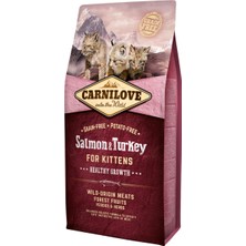 Carnilove Yavru Kediler Için Somonlu & Hindili Tahılsız Kuru Mama 6 kg
