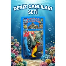 Craftivio Okyanus Dünyası Eğitici Deniz Canlıları Figür Seti - 12 Parça Gerçekçi Hayvanlar