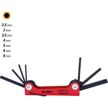 Eltos Çakı Alyan Seti 7 Pcs (Altıköşe)