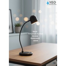 Yeo Aydınlatma LED Şarjlı Masa Lambası Akrobat Dimlenebilir