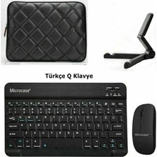 Microcase Lenovo Legion Tab 8.8 Inch Tablet Için Çanta+Türkçe Bluetooth Klavye+Mouse+Tablet STANDI-AL8124