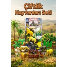 Craftivio Eğitici Çiftlik Hayvanları Oyun Seti - 20 Parça Oyuncak Hayvan Figürleri, Ağaç