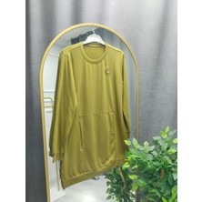Broş Detaylı Tunik