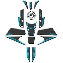 Gogo Premium Cf Moto 450 Nk 2024 - 2025 Uyumlu Full Tank Pad Set 003