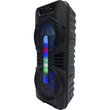 Torima Bluetooth Hoparlör Rgb Işıklı Mikrofonlu GTS-1702 Siyah