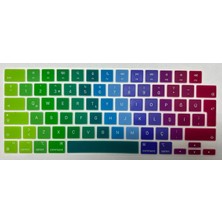 Arabulalaca Macbook Pro 14.2 Inç 2025 A3434 M5 Işlemcili Türkçe Q Silikon Klavye Koruyucu