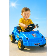 Feyza Design Çocuklar Için Pedallı 4 Tekerli Renkli Bisiklet, 84 x 48 cm