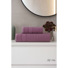 Elif Mira Banyo Havlu Seti %100 Pamuk 2 Parça (50×90 + 90×150 Cm) | Soft Comfort