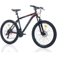 Corelli Felix 2 - 26 Jant 21 Vites Md 15'' Kadro Dağ Bisikleti - Siyah / Kırmızı / Gri