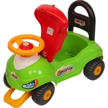 Feyza Design Çocuklar Için Renkli ve Eğlenceli Direksiyonlu Ilk Adım Arabası