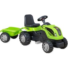 Feyza Design Çocuklar Için Römorklu Pedallı Traktör Eğlence Aracı