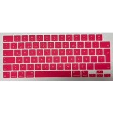 Arabulalaca Macbook Pro 14.2 Inç 2025 A3434 M5 Işlemcili Türkçe Q Silikon Klavye Koruyucu