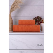 Elif Mira Banyo Havlu Seti %100 Pamuk 2 Parça (50×90 + 90×150 Cm) | Soft Comfort