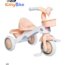 Feyza Design Çocuklar Için Üç Tekerlekli Sepetli Renkli Bisiklet 1,5-3 Yaş