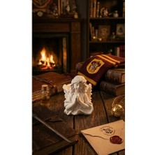 Zeroxo Dua Eden Melek Figürlü Mumluk | Romantik Beyaz Tealight Şamdan Dekor Objesi | Yeni Ev Hediyesi