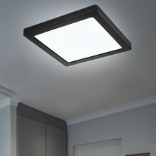 24 Watt Beyaz Işık, Çok Kaliteli Sıva Üstü Metal Kasa Tavan Armatürü, 1700 Lümen 6500 Kelvin Armatür