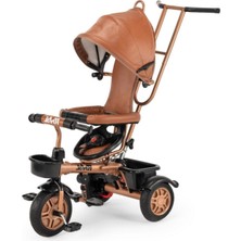 Feyza Design Renkli Üç Tekerlekli Çocuk Bisikleti, Tente ve Ebeveyn Kontrollü