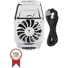 Torima Cep Telefon Soğutucu Taşınabilir Fan H15 Gümüş