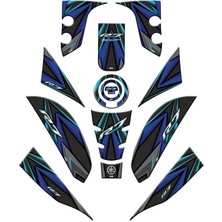 Gogo Premium Yamaha R7 2021 - 2025 Uyumlu Full Tank Pad Set 004