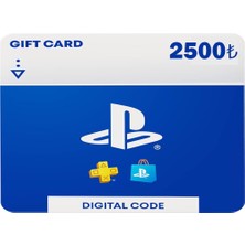 HemenOyun Playstation Network Tr 2500 Tl Psn Hediye Kartı - Türkiye