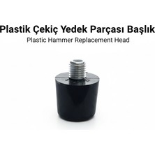 İzeltaş Plastik Çekiç Yedek Parçası Başlık - [ölçü: 30MM -40 Mm- 50MM Uyumlu] Vidalı Sistem
