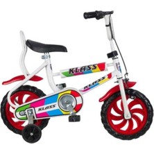 Feyza Design Klasik 12 Jant Dolgu Teker Çocuk Bisikleti Kırmızı Renkli