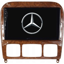 Navimex Mercedes S Class Araç Multimedya Android Ekran Carplay Double Teyp 4+64 9" 99-05 Maun Navımex