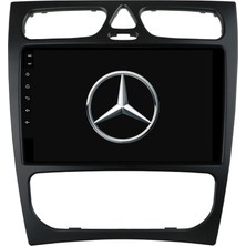 Navimex Mercedes C Class C180 (W203-W209) Araç Multimedya Android Ekran Carplay 4+64 9" 00-04 Black Navımex