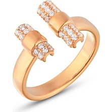 Zanaat Silver 925 Ayar Gümüş Pırlanta Detaylı Ayarlanabilir Aura Yüzük