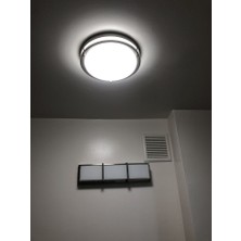 Elektrikle Çalışır Radar Sensörlü Karanlıkta Hareket Gördükçe Yanar 24 Watt Modern Tasarım LED Aplik