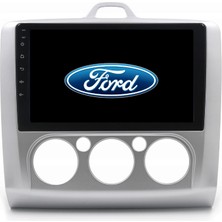 Navimex Ford Focus 2 Araç Multimedya Android Ekran Carplay Navigasyon Double Teyp 4+64 9" 05-11 Silver Navımex