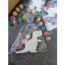 Dinazor Taş Boyama Seti 10ADET,OKULÖNCESI Hediyelik,mezuniyet,karne Okul Hediyesi,doğumgünü Hediyesi