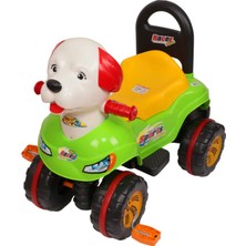 Feyza Design Renkli ve Eğlenceli Pedallı Köpek Arabası, Güvenli ve Şık Tasarım
