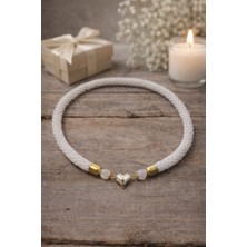 Boncukel Örgüsü Kolye