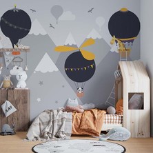 Grown Balonlu Macera Çocuk Duvar Kağıdı