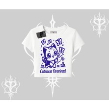 Stay Cool Kedi Baskılı Kolsuz Tshirt